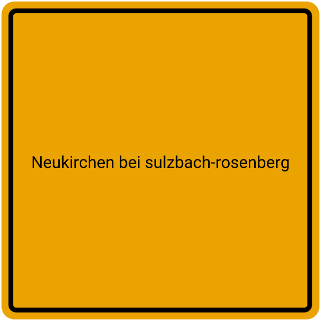 Meldebestätigung Neukirchen bei Sulzbach-Rosenberg
